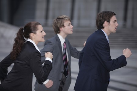 Business people runningの写真素材