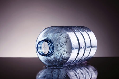 Empty water bottleの写真素材