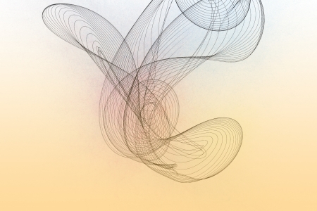 Abstract design with multi-colored linesの写真素材