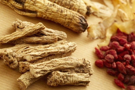 Traditional Chinese herbal medicineの写真素材