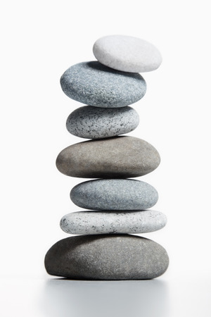 Stack of pebblesの写真素材