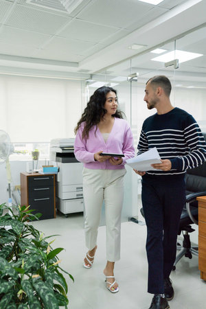 Young adults in the office