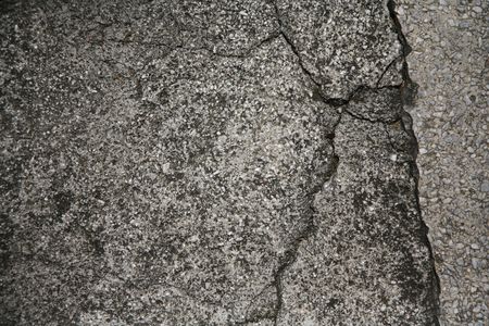 Cracks on rough surfaceの写真素材