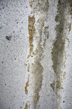 Stained wall