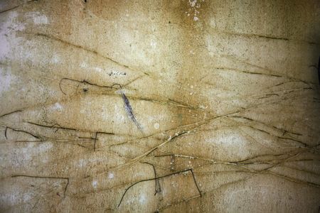 Wall with scratchesの写真素材