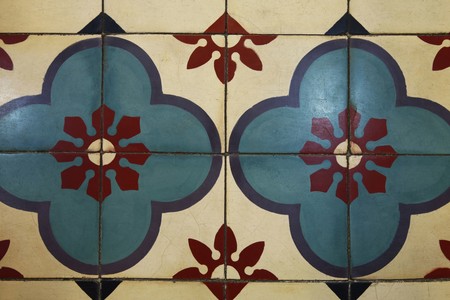 Tiles on wall
