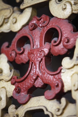 Close-up of window detailの写真素材