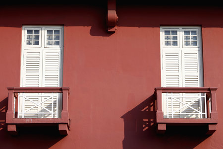 Window of historical building