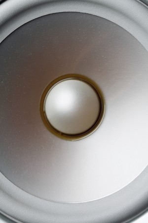 Close-up of speakerの写真素材