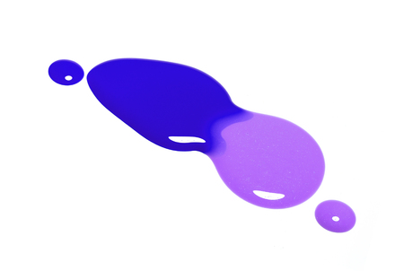 Nail polish isolated on whiteの写真素材