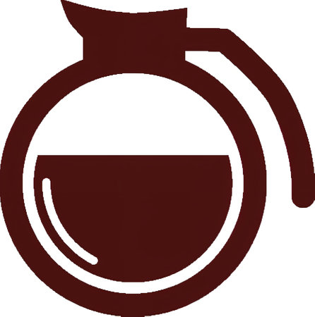 Coffee pot isolated on a white background. Vector illustration.のイラスト素材