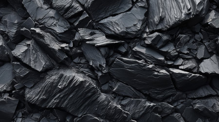 This image shows a raw texture of obsidian stone.の素材