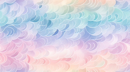 This image shows a soothing pattern of a watercolor pastel gradient.の素材