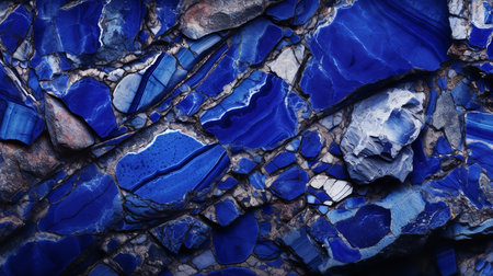 This image shows a striking texture of lapis lazuli.の素材
