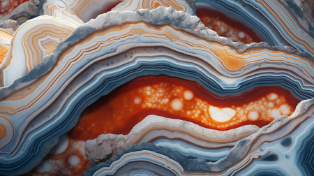 This image shows an abstract pattern of agate stone.の素材