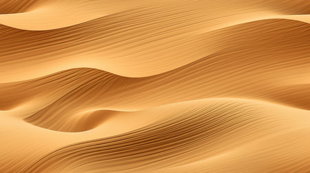 This image shows the beautiful textured pattern of desert sand dunes.の素材