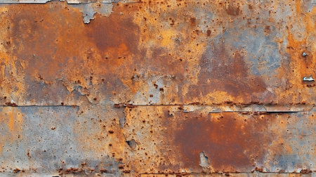 This image shows the aged character of a rusty metal surface.の素材