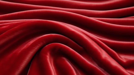 This image shows the rich texture of folds in velvet fabric.の素材