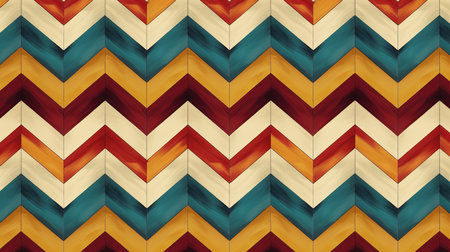 This image shows a classical chevron pattern.の素材