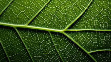 This image shows a detailed macro pattern of leaf veins.の素材