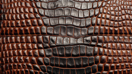 This image shows a detailed pattern of crocodile leather.の素材