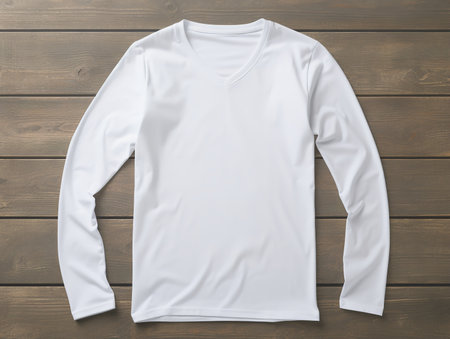 Trendy T-Shirt Design Mockup for Apparel - AI Generatedの素材