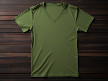 Trendy T-Shirt Design Mockup for Apparel - AI Generatedの素材