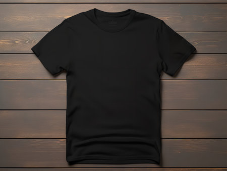 Trendy T-Shirt Design Mockup for Apparel - AI Generatedの素材
