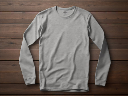 Trendy T-Shirt Design Mockup for Apparel - AI Generatedの素材