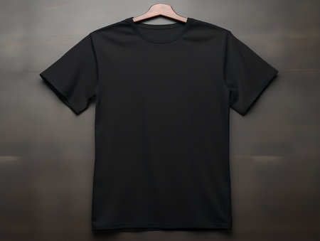 Trendy T-Shirt Design Mockup for Apparel - AI Generatedの素材