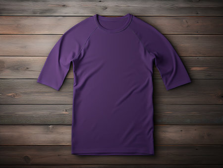Trendy T-Shirt Design Mockup for Apparel - AI Generatedの素材
