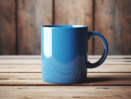Stylish Ceramic Mug Mockup for Branding - AI Generatedの素材