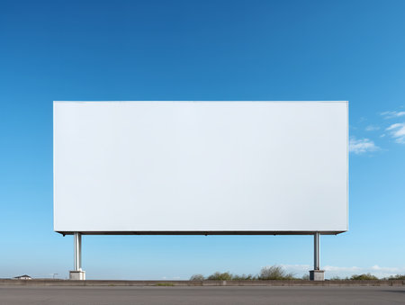 Outdoor Billboard Advertising Mockup - AI Generatedの素材