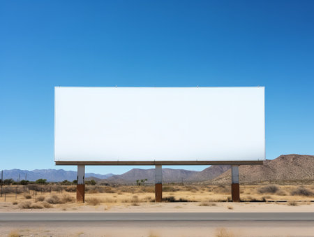 Outdoor Billboard Advertising Mockup - AI Generatedの素材