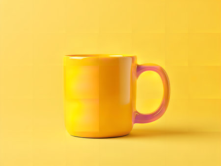 Stylish Ceramic Mug Mockup for Branding - AI Generatedの素材