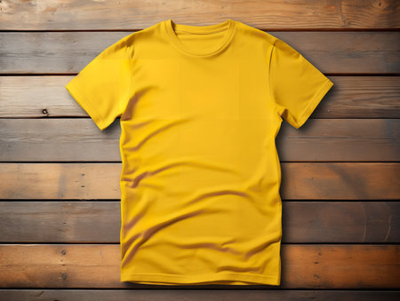Trendy T-Shirt Design Mockup for Apparel - AI Generatedの素材