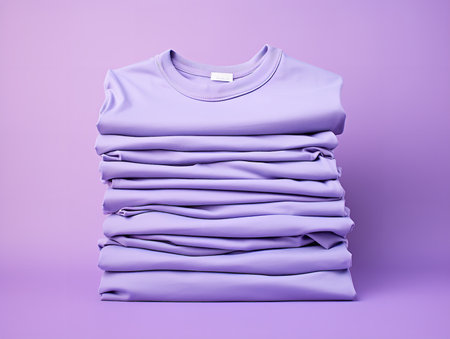 Trendy T-Shirt Design Mockup for Apparel - AI Generatedの素材