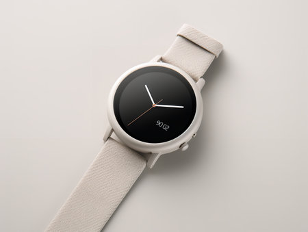 Innovative Smart Watch Mockup for Tech Marketing - AI Generatedの素材