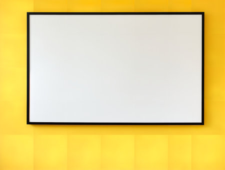 Interactive Whiteboard Mockup for Creative Ideas - AI Generatedの素材