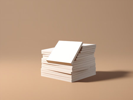 Professional Business Card Mockup - AI Generatedの素材