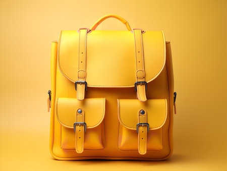 Trendy Backpack Mockup for Fashion and Travel - AI Generatedの素材