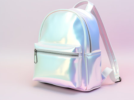 Trendy Backpack Mockup for Fashion and Travel - AI Generatedの素材