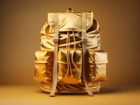 Trendy Backpack Mockup for Fashion and Travel - AI Generatedの素材
