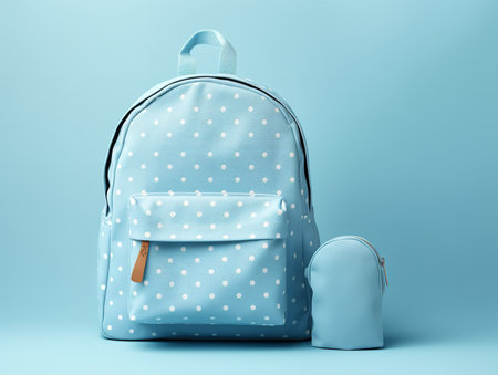 Trendy Backpack Mockup for Fashion and Travel - AI Generatedの素材