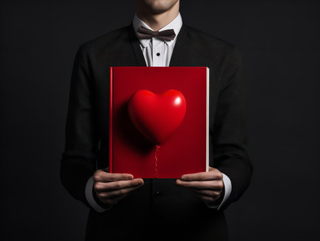 Creative Book Cover Mockup for Authors and Publishers - AI Generatedの素材