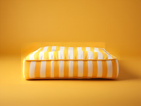 Cozy Pet Bed Mockup for Home and Pet Stores - AI Generatedの素材