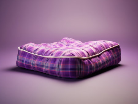 Cozy Pet Bed Mockup for Home and Pet Stores - AI Generatedの素材