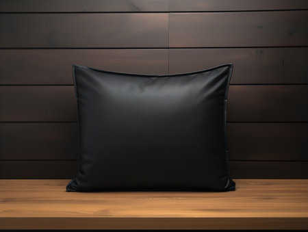 Decorative Throw Pillow Mockup for Interior Styling - AI Generatedの素材