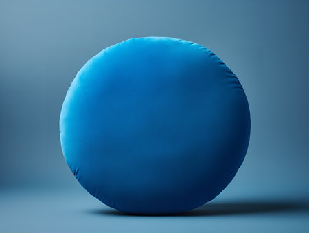 Decorative Throw Pillow Mockup for Interior Styling - AI Generatedの素材