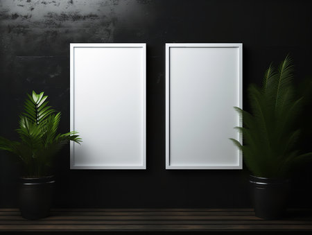 Eye-Catching Poster Mockup for Events and Promotions - AI Generatedの素材